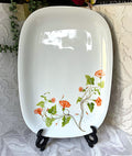 Eetgerei: Langenthal Switserse Porselein "Morning Glory" Opdienbord