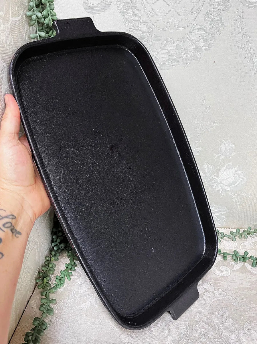 Cast Iron: Best Duty Cast Iron Breakfast Plate Griddle
