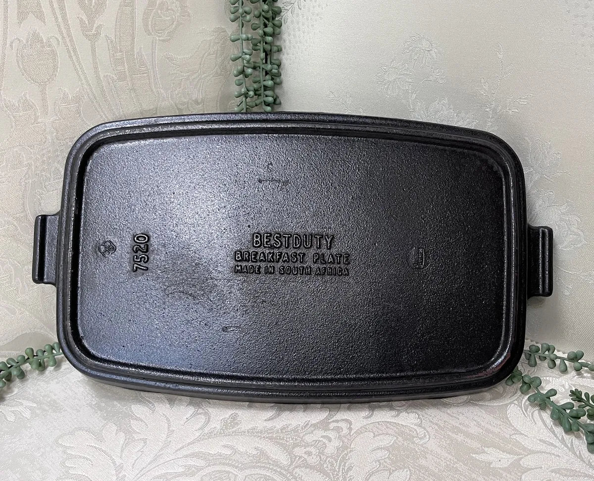 Cast Iron: Best Duty Cast Iron Breakfast Plate Griddle