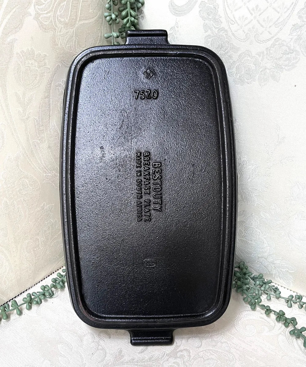 Cast Iron: Best Duty Cast Iron Breakfast Plate Griddle
