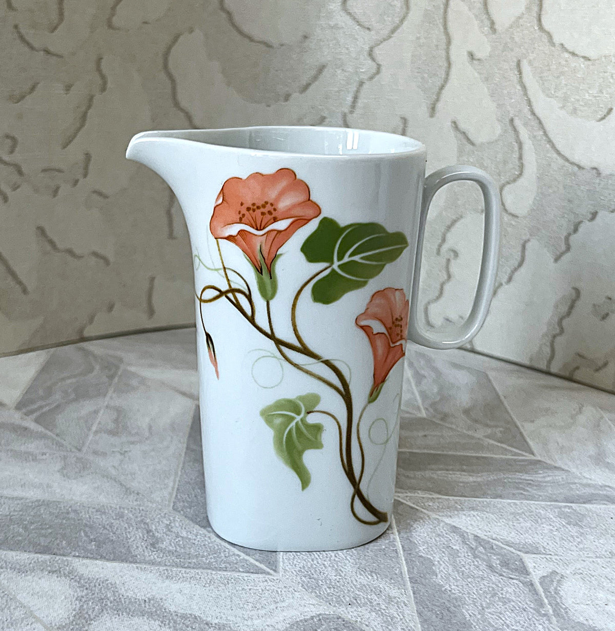 Tableware: Langenthal Swiss Porcelain "Morning Glory" Creamer Pitcher