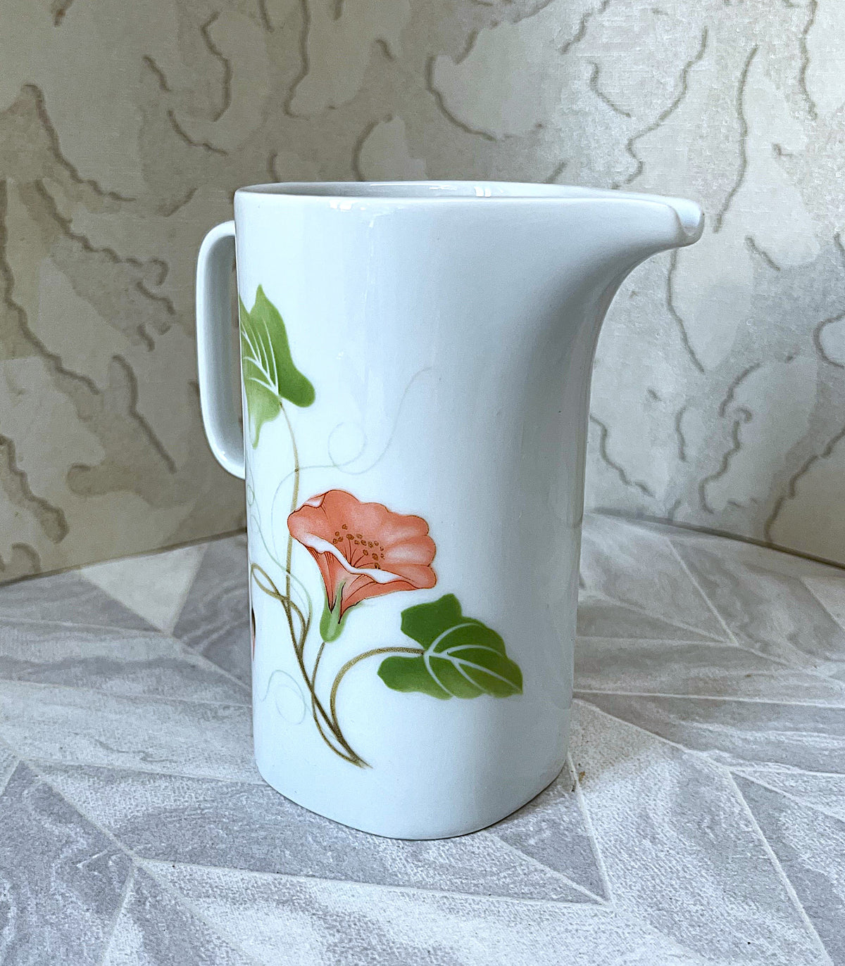 Tableware: Langenthal Swiss Porcelain "Morning Glory" Milk Pitcher