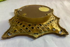 Bookshelf Art: Monarch Trade Mark Pierced Gilt Brass Miniature