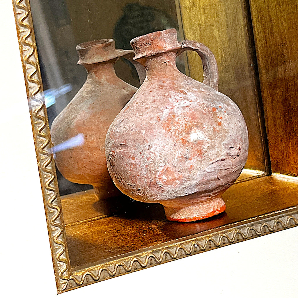 Antiquities: Framed Terracotta Juglet, Attributed Roman c.1st–3rd Century AD