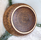Studio Pottery: Large Stamped Studio Pottery Bowl