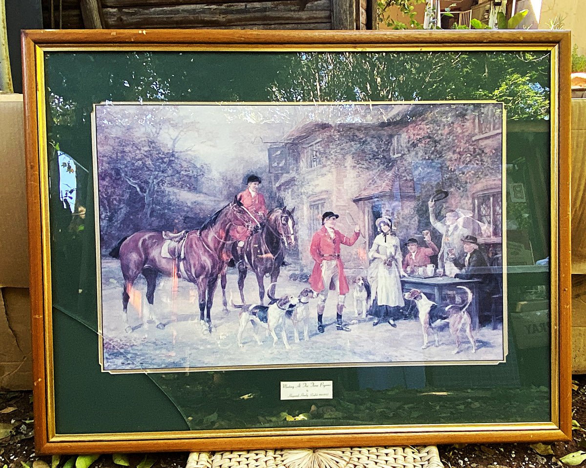 Prints & Etchings: Meeting at the Three Pigeons, Framed Print After Heywood Hardy