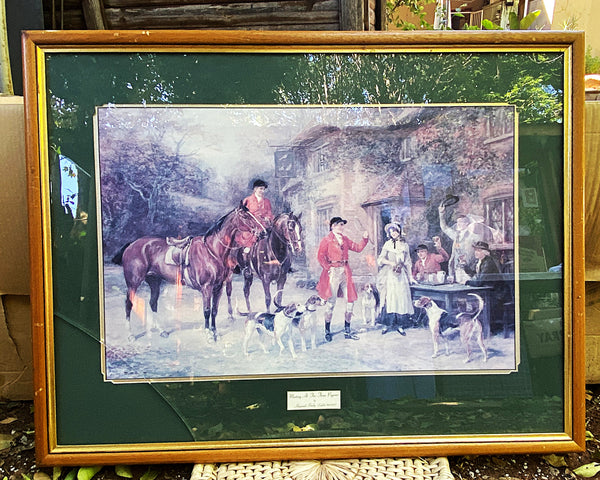 Prints & Etchings: Meeting at the Three Pigeons, Framed Print After Heywood Hardy