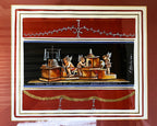 Classical & Historical Art: G. Colombo - "Amorini Orafi" (The Goldsmith Cupids) Pompeii Fresco Copy