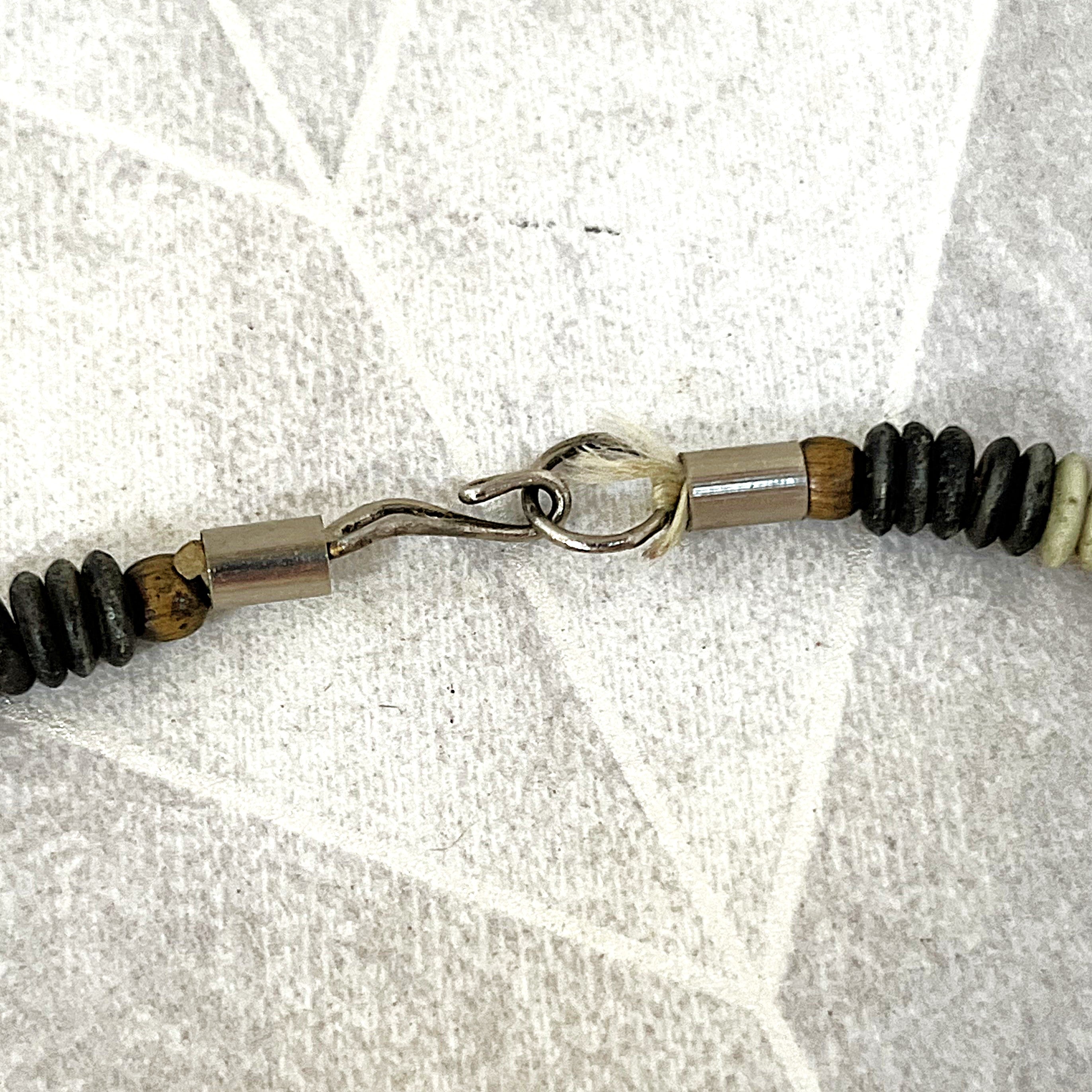 Jewellery: Antique Asian Water Buffalo Bone Necklace
