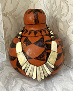 Jewellery: Antique Asian Water Buffalo Bone Necklace