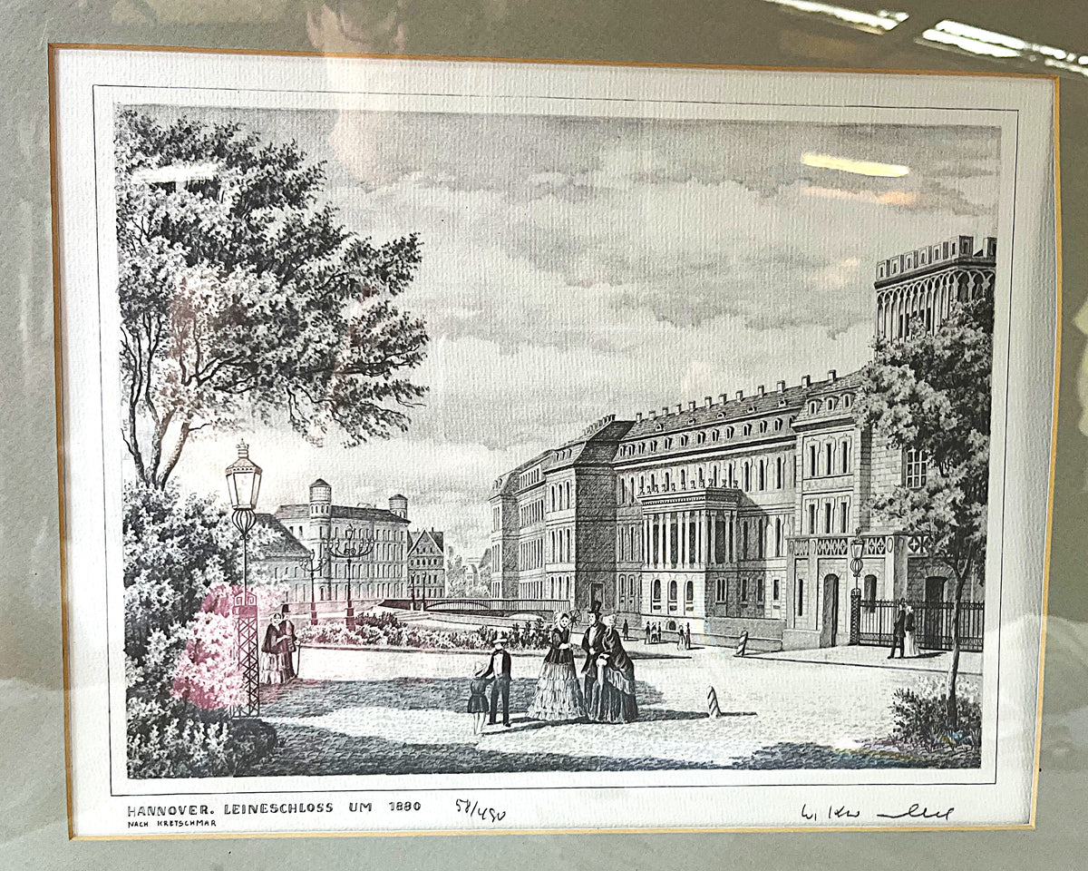 Limited Edition Prints: W. Krüger Hannover Architectural Suite, 58/450