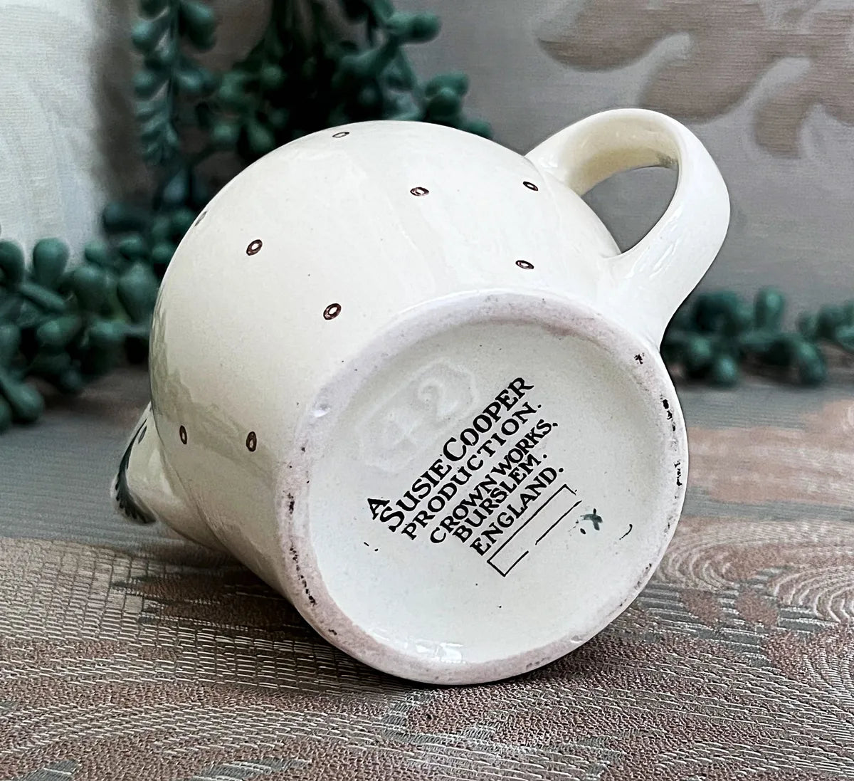 Tableware: Susie Cooper Fern Pattern Creamer