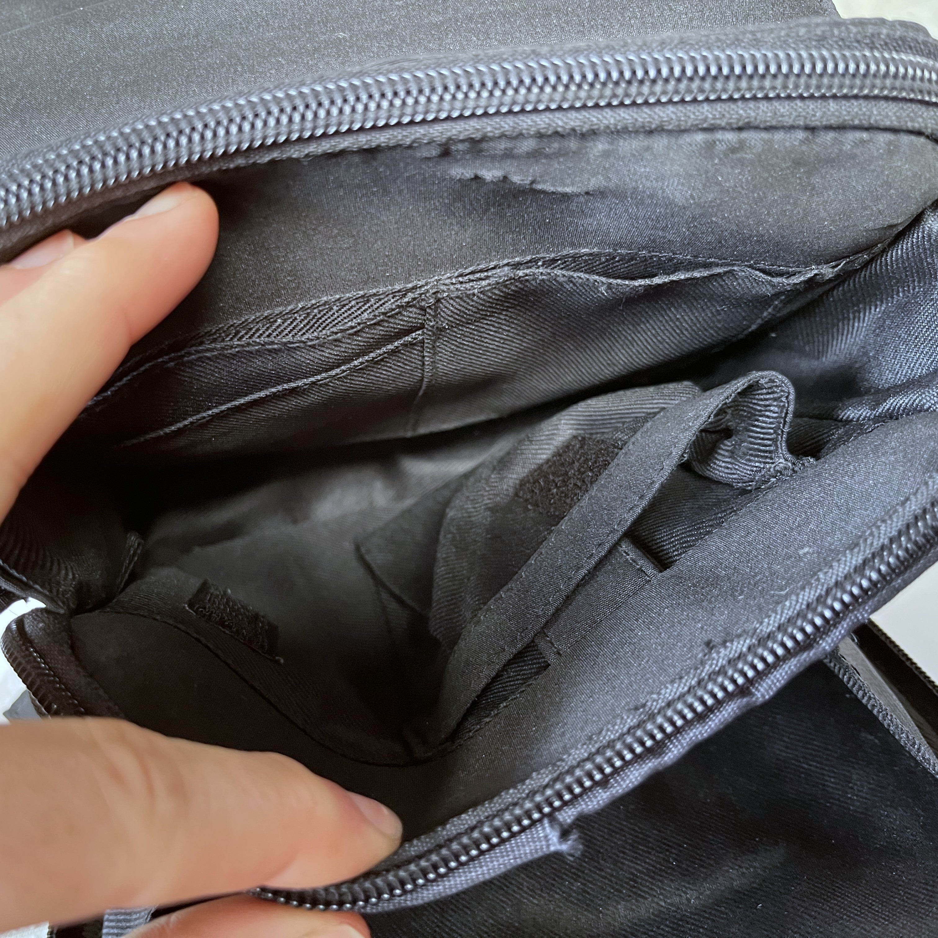 Bags: Busby Matt Black Organized Crossbody Messenger Bag