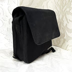 Bags: Busby Matt Black Organized Crossbody Messenger Bag