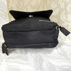 Bags: Busby Matt Black Organized Crossbody Messenger Bag