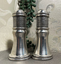 Salt & Pepper: Diana Carmichael Pewter Salt & Pepper Cellars, Noblesse Collection