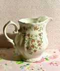 Tableware: Pontesa Ironstone Cream Pitcher, Primavera Main Pattern