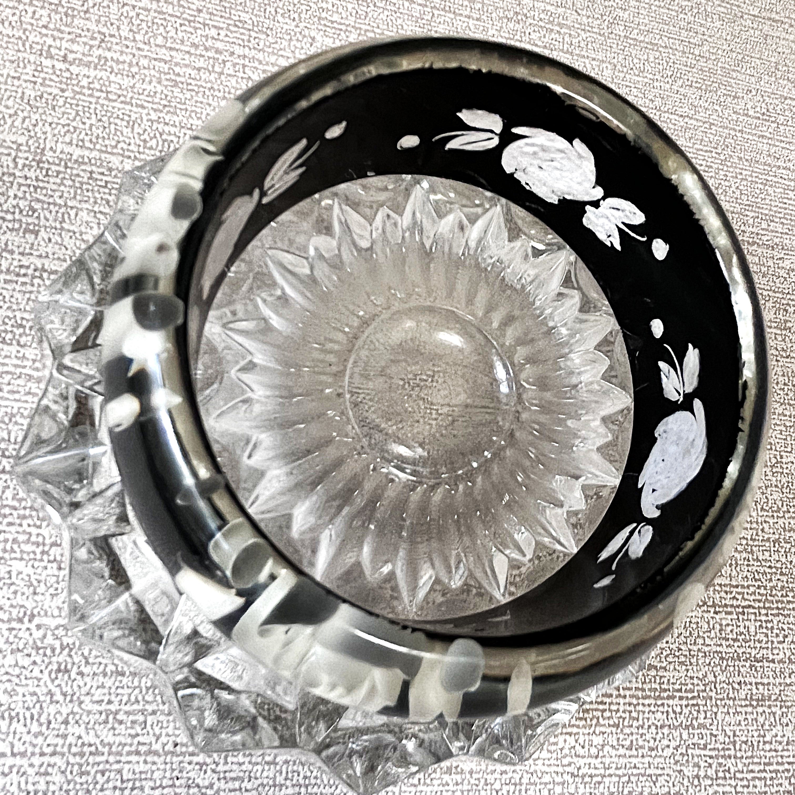 Jewellery: Smoky Lucite Rose Bangle