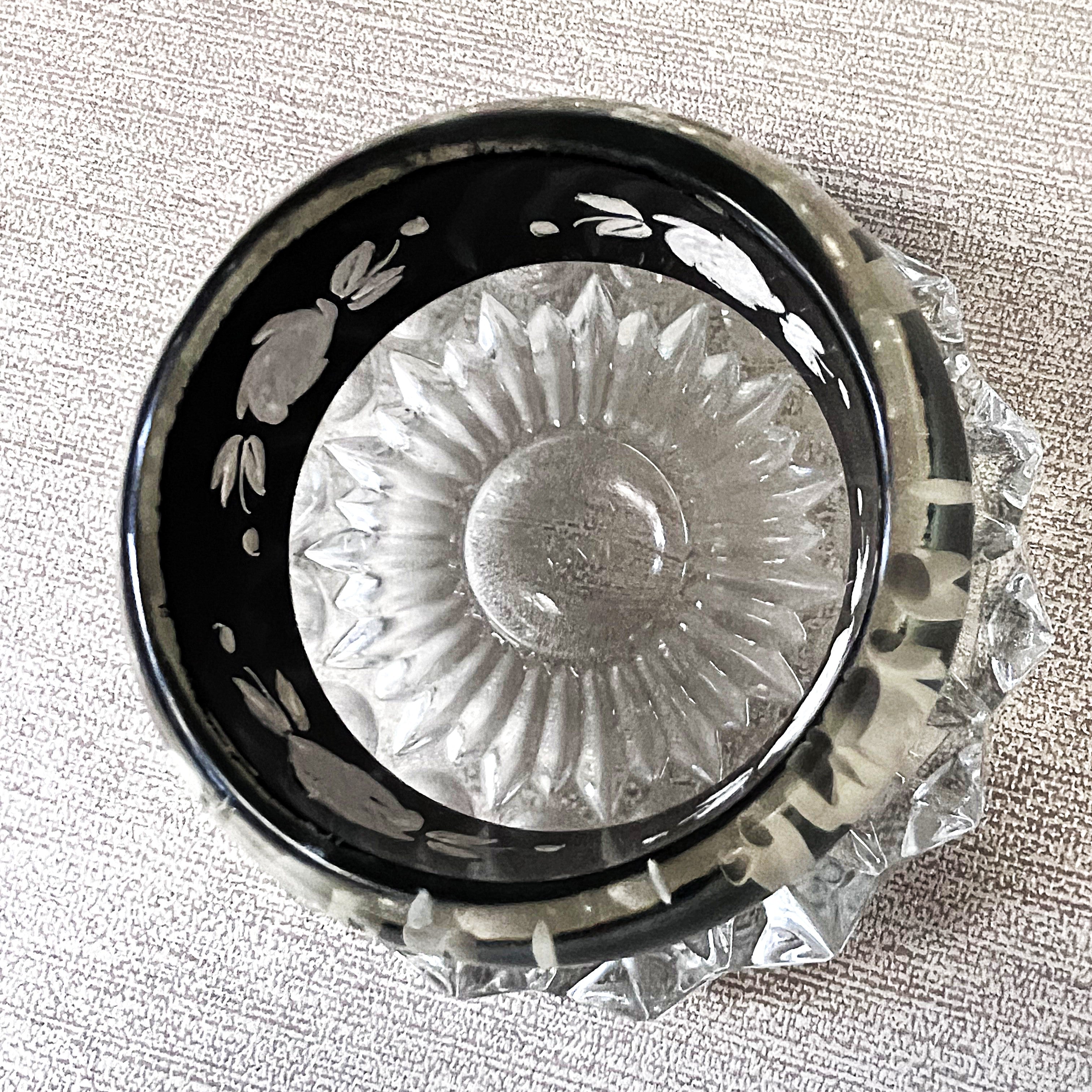 Jewellery: Smoky Lucite Rose Bangle