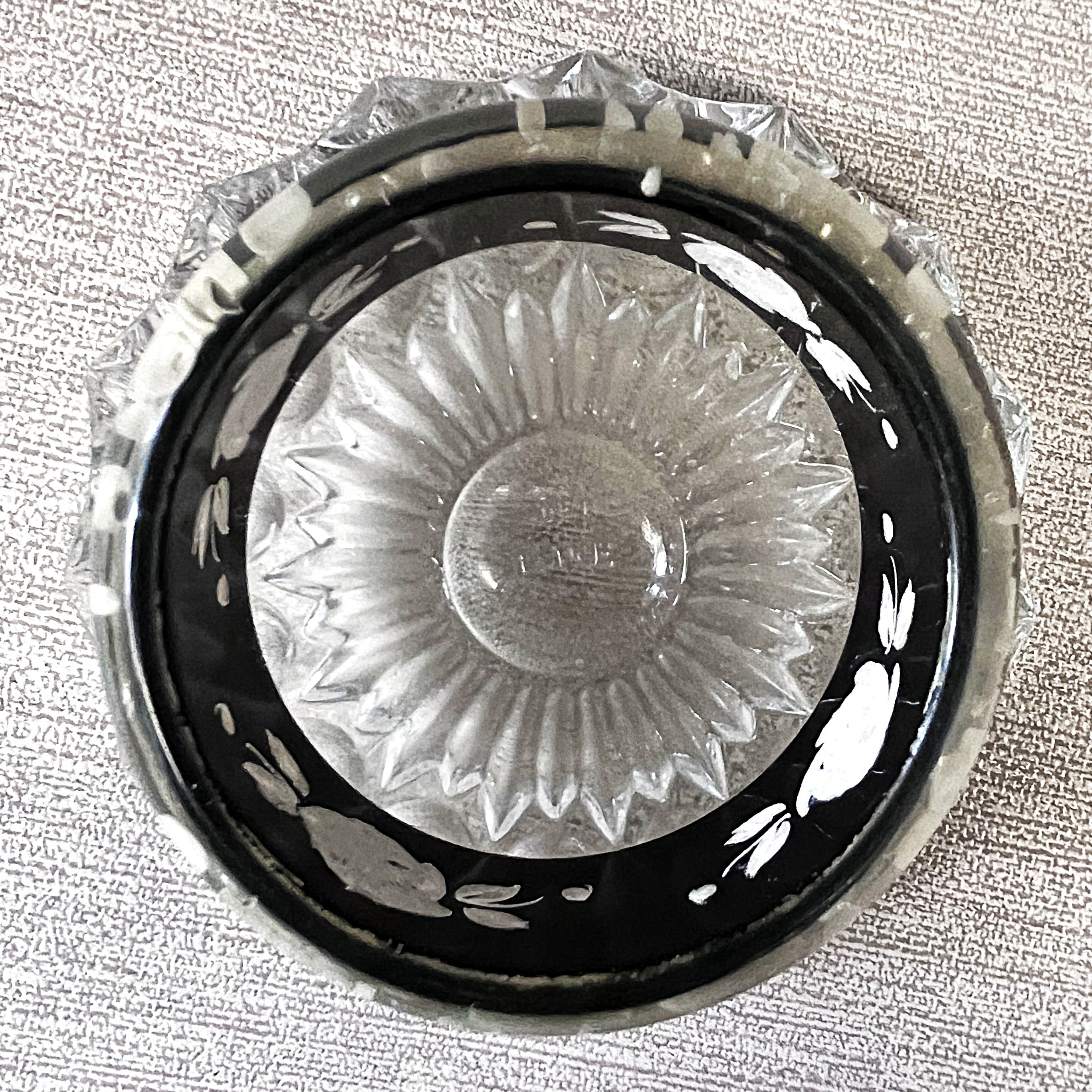 Jewellery: Smoky Lucite Rose Bangle
