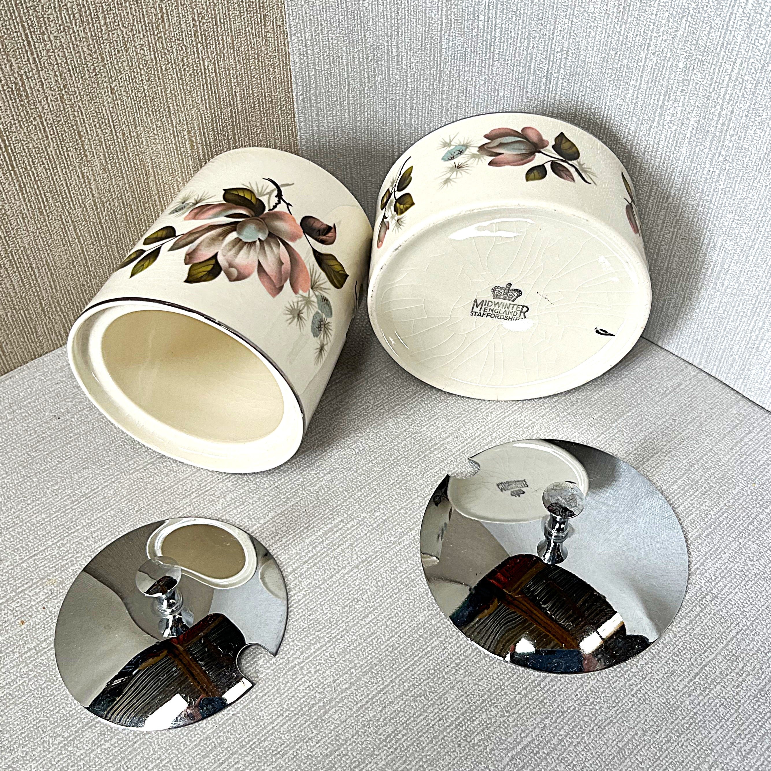High Tea: Midwinter Magnolia Condiment Server Set
