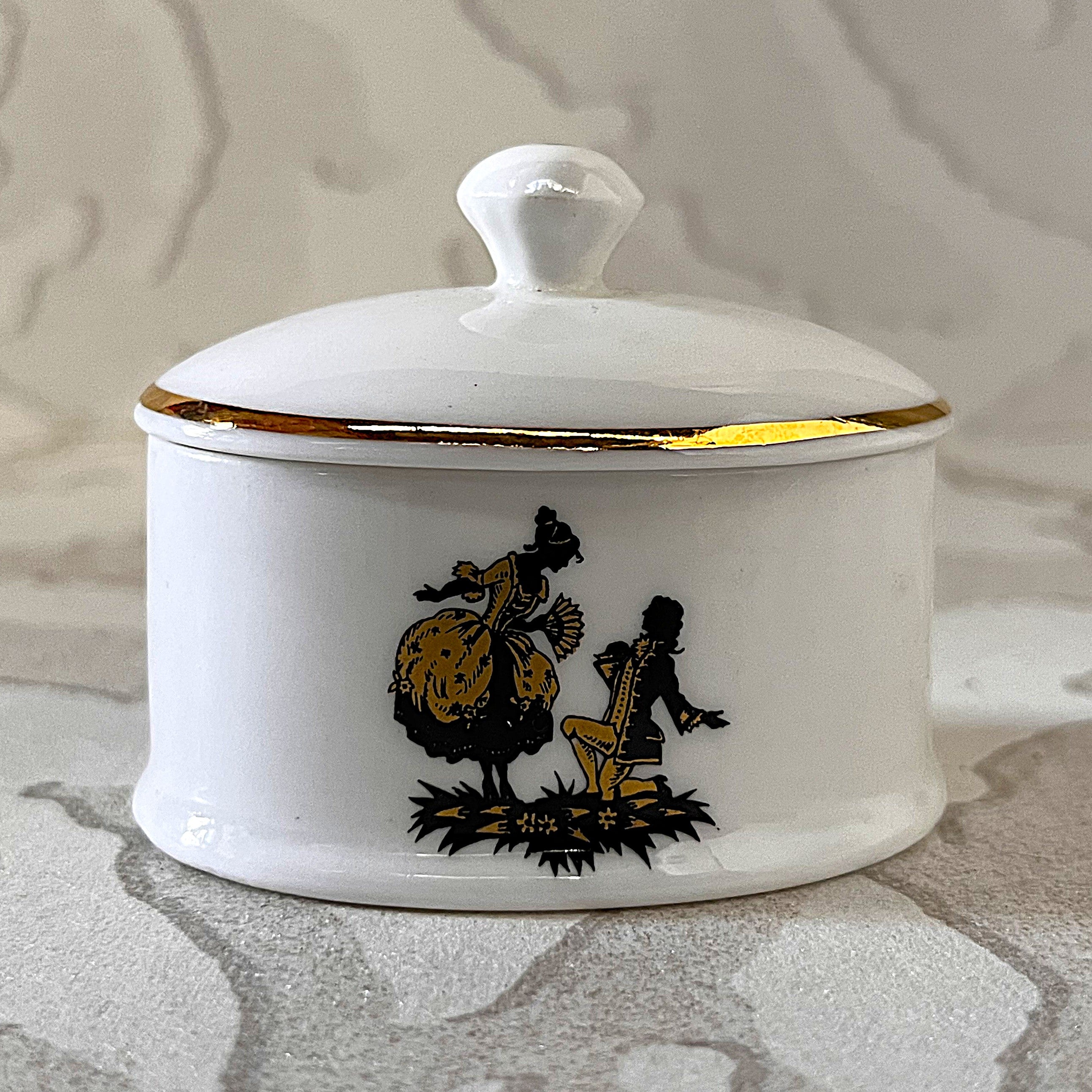 Trinkets: Marlborough Trinket Box Courting Couple Design