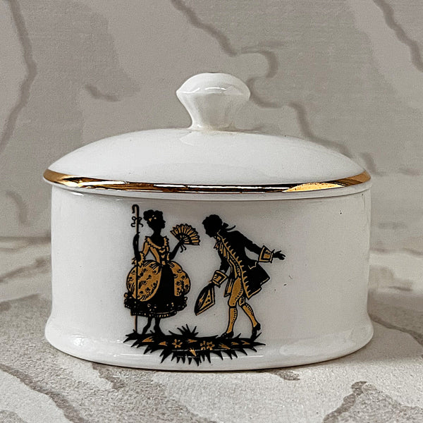 Trinkets: Marlborough Trinket Box Courting Couple Design
