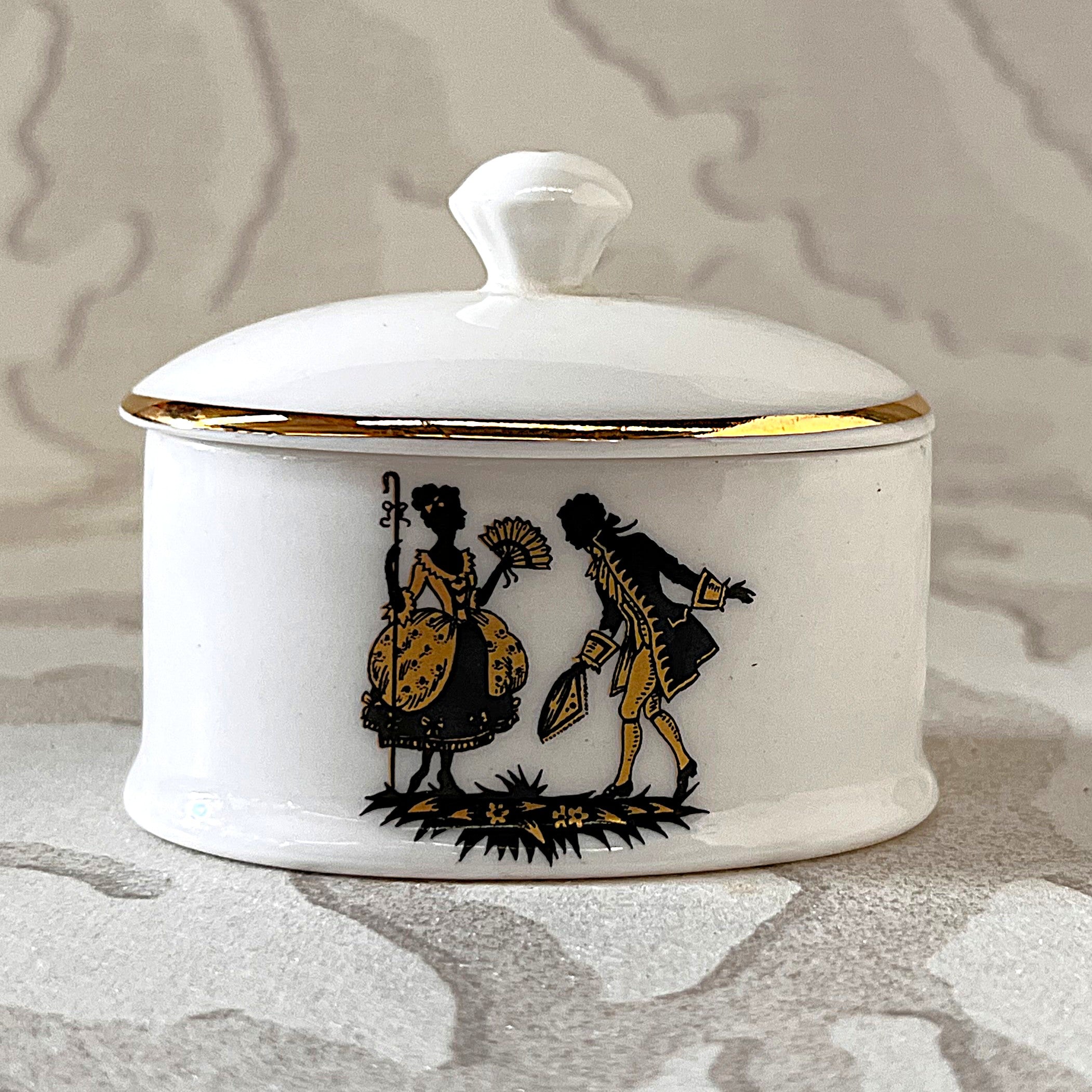 Trinkets: Marlborough Trinket Box Courting Couple Design