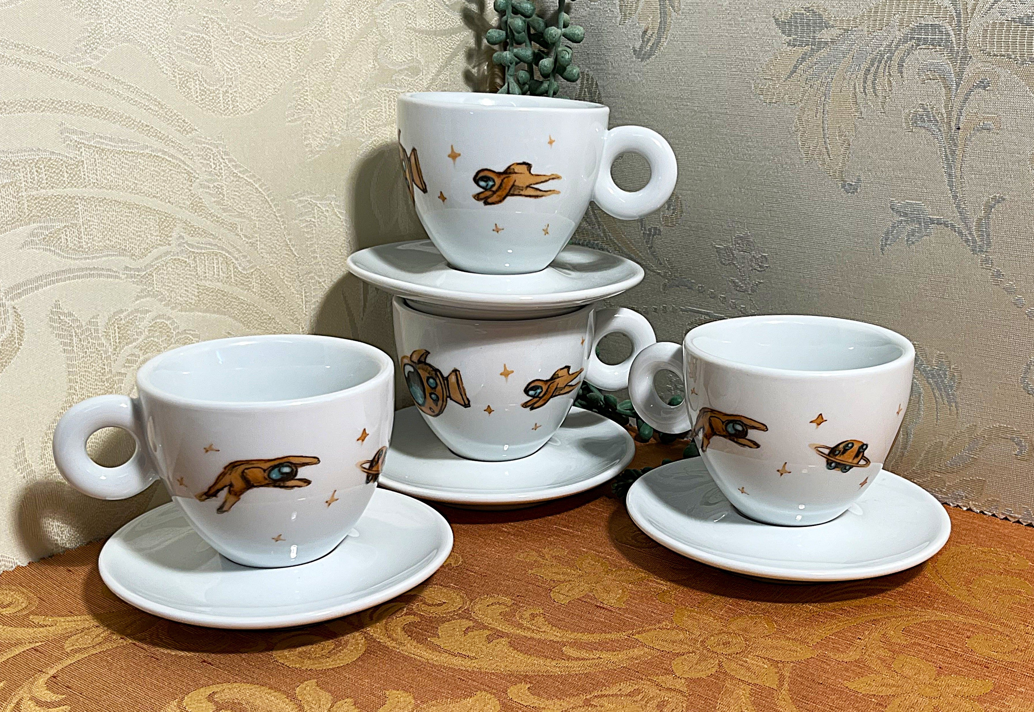 Cappuccino Cups: Max Petrone Astronaut Design, 4