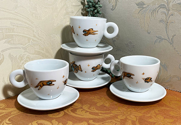 Cappuccino Cups: Max Petrone Astronaut Design, 4