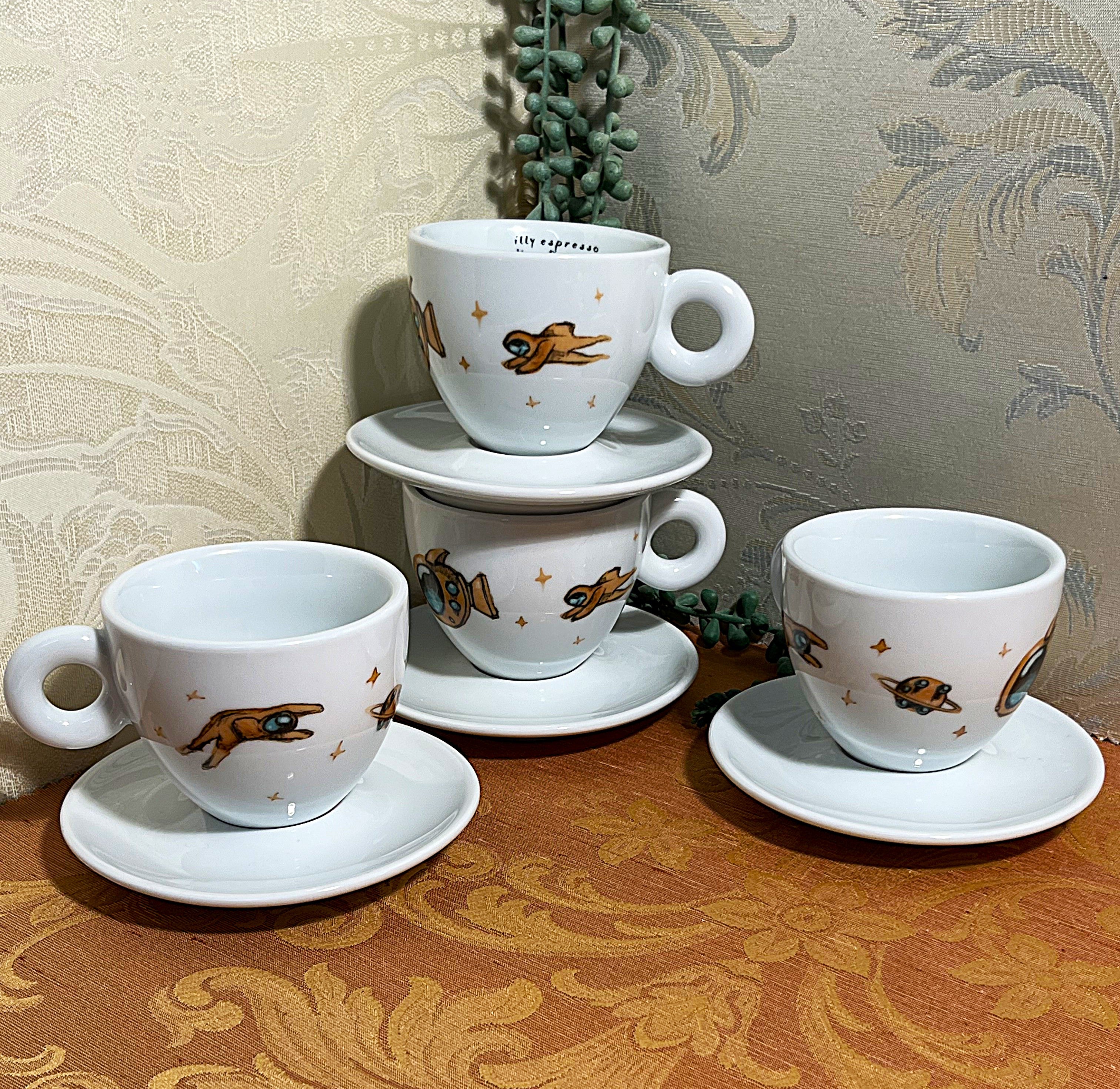 Cappuccino Cups: Max Petrone Astronaut Design, 4