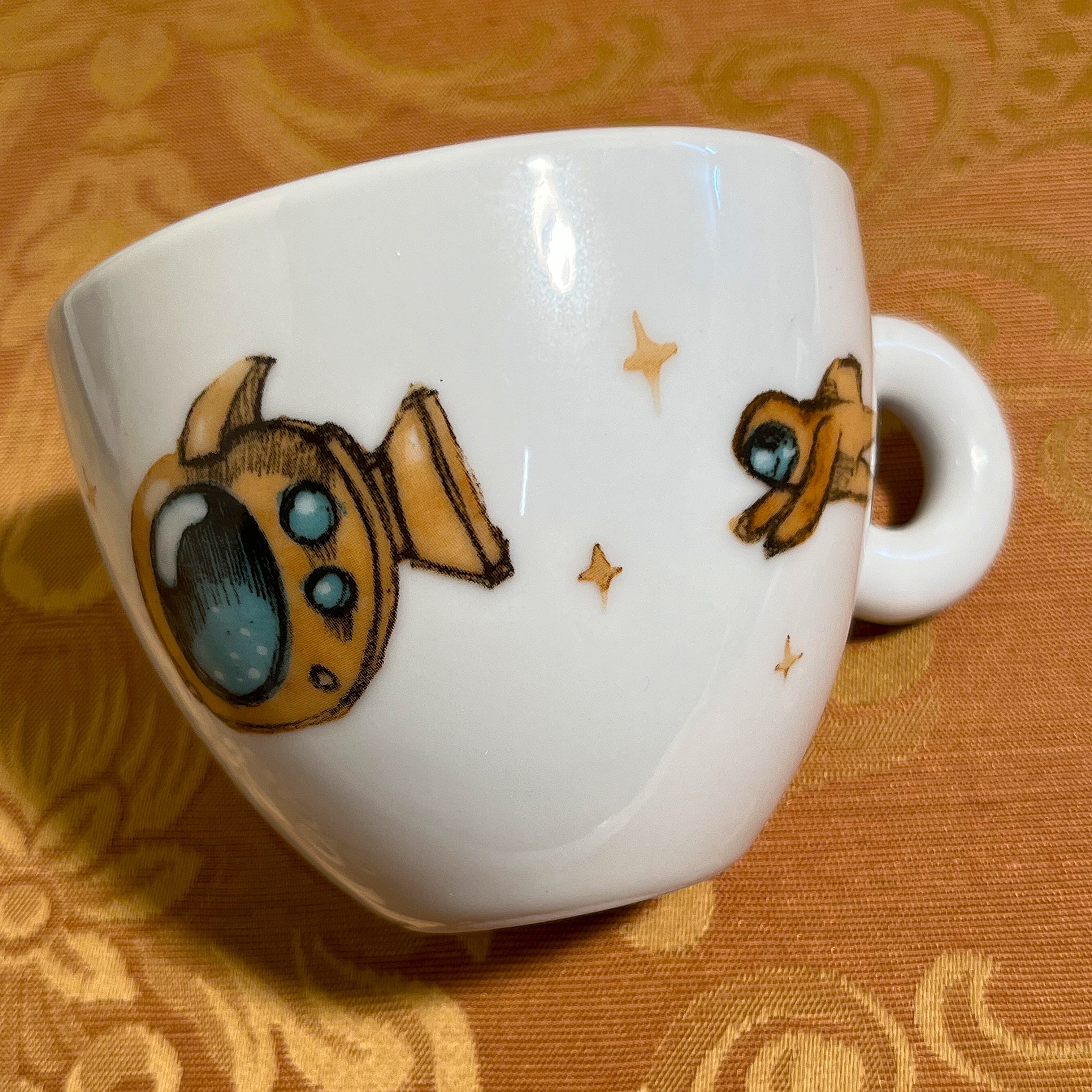 Cappuccino Cups: Max Petrone Astronaut Design, 4