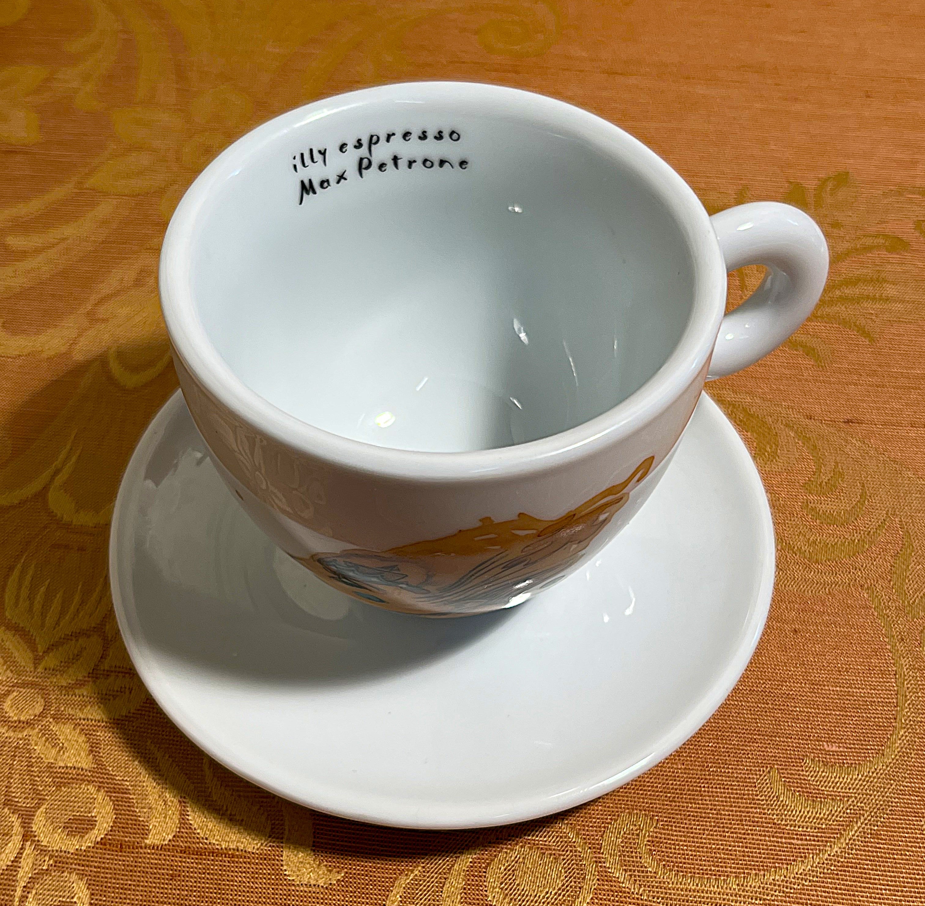 Cappuccino Cups: Max Petrone Goddess & Man with Hat Design, 4