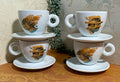 Cappuccino Cups: Max Petrone Goddess & Man with Hat Design, 4