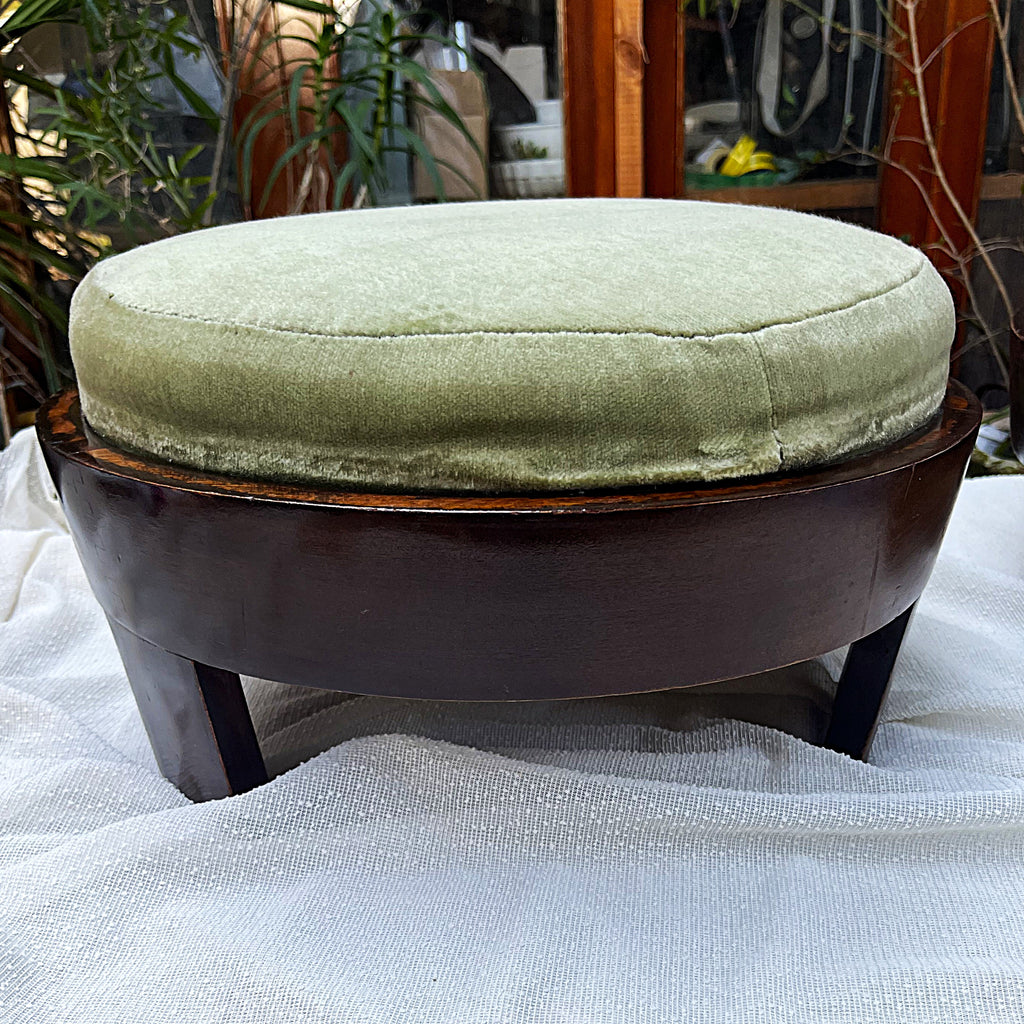 Accent Furniture: Mid-Century Mahogany Stacking Barrel Stool Set