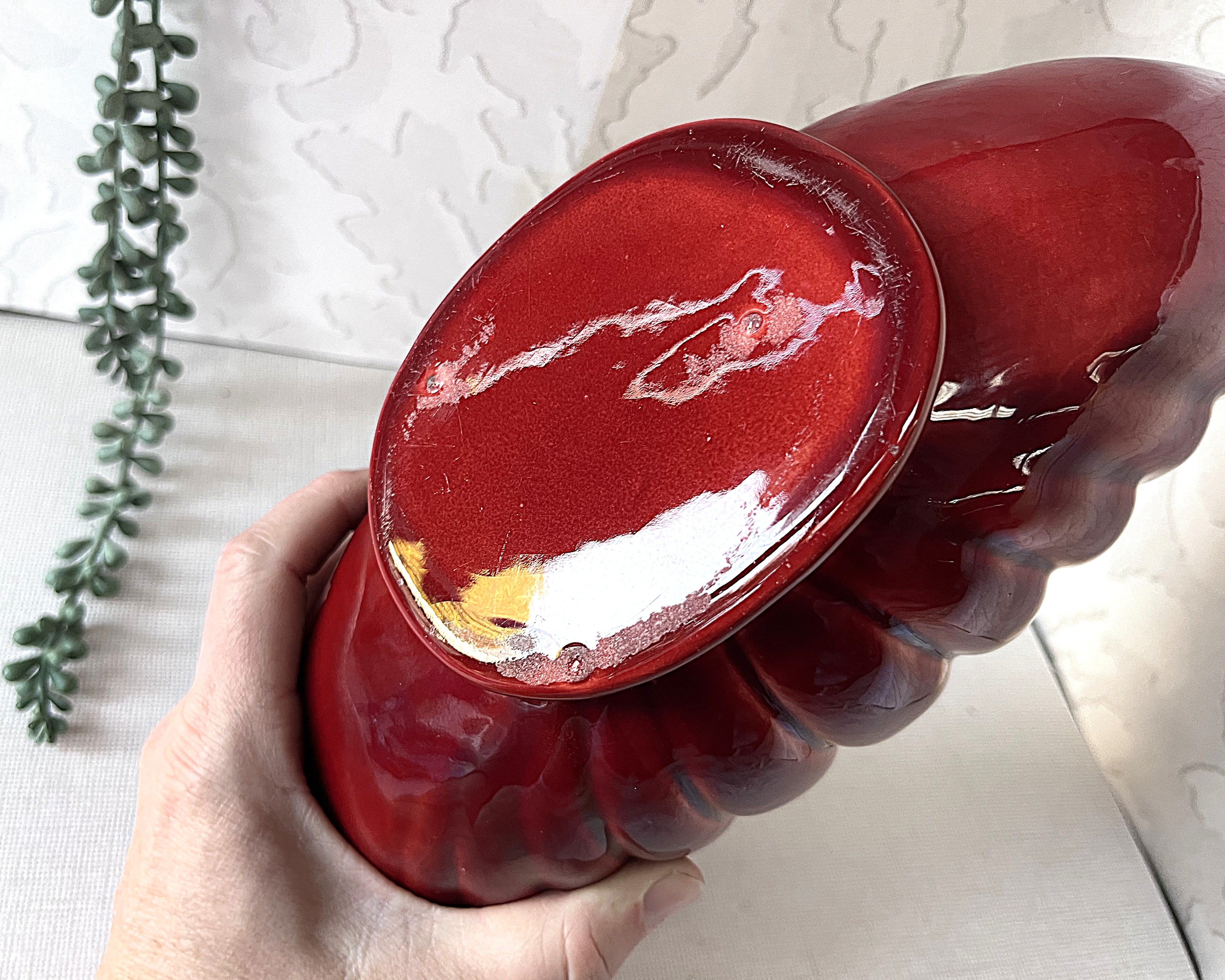 Drostdy Ware Potteries: Fluted Mantle Boat Vase