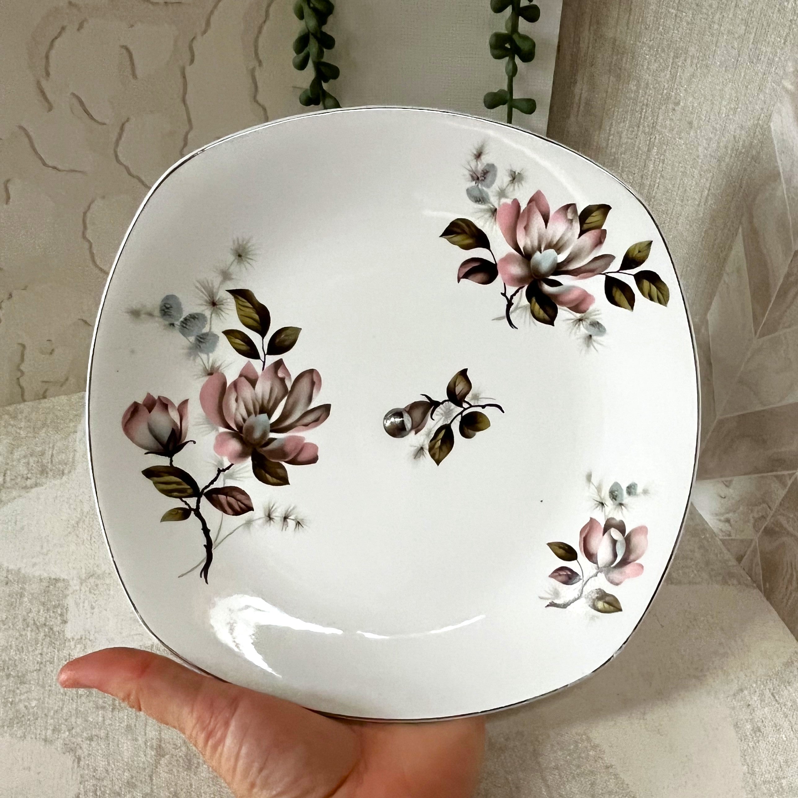 High Tea: Midwinter Magnolia Pedestal Cake Stand