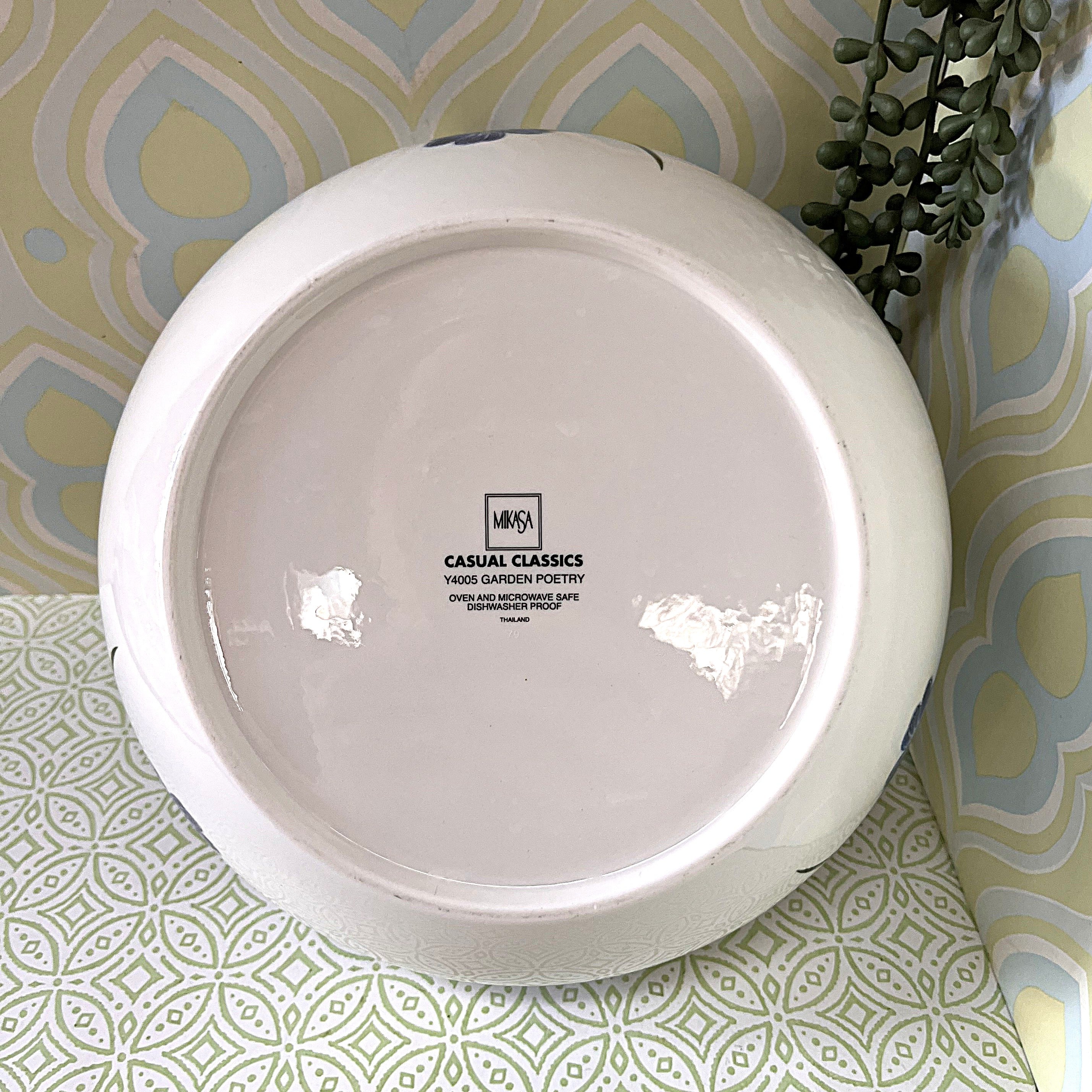 Dinnerware: Mikasa "Garden Poetry" Serving Bowl