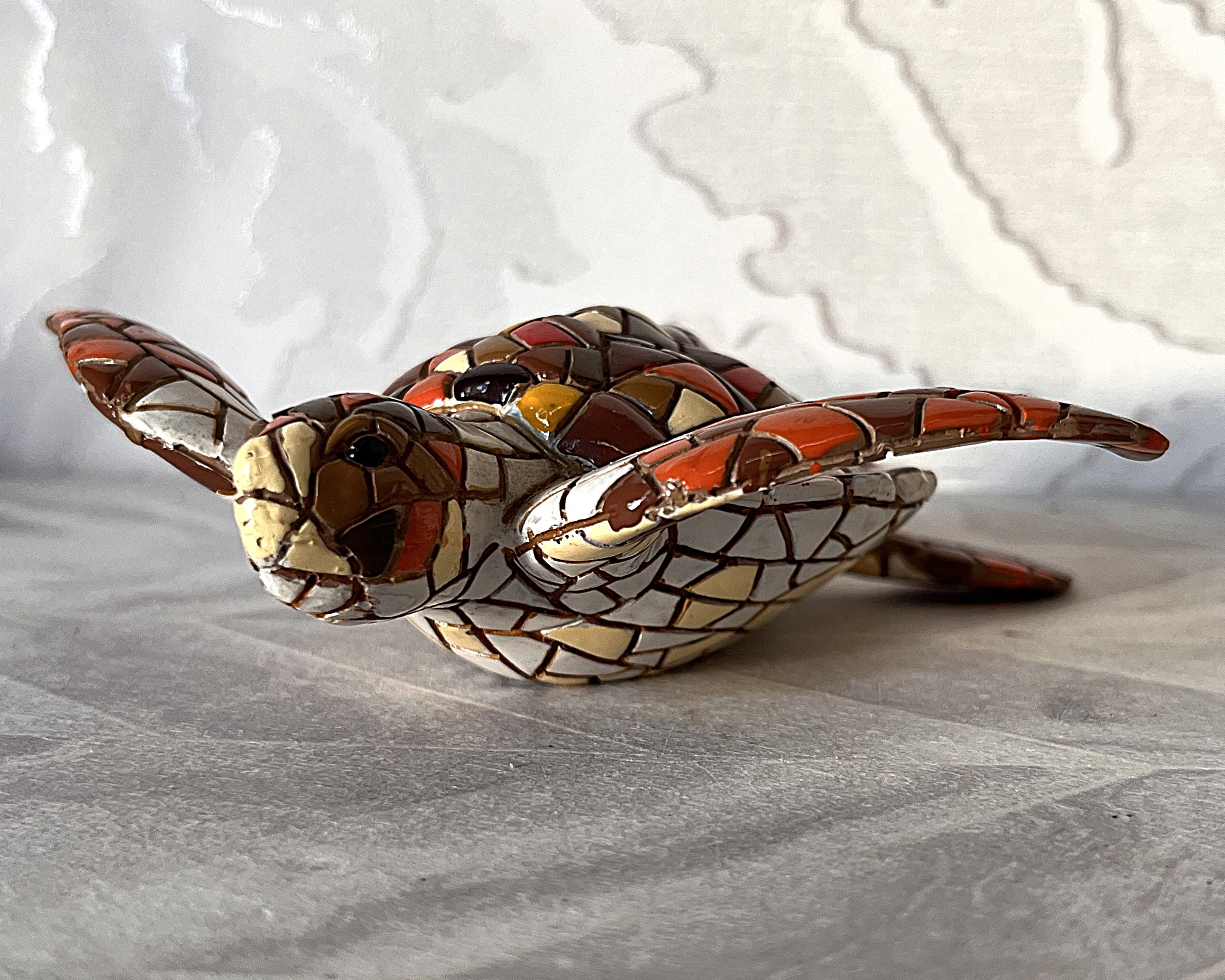 Animal Décor: Barcino Mosaic Sea Turtle