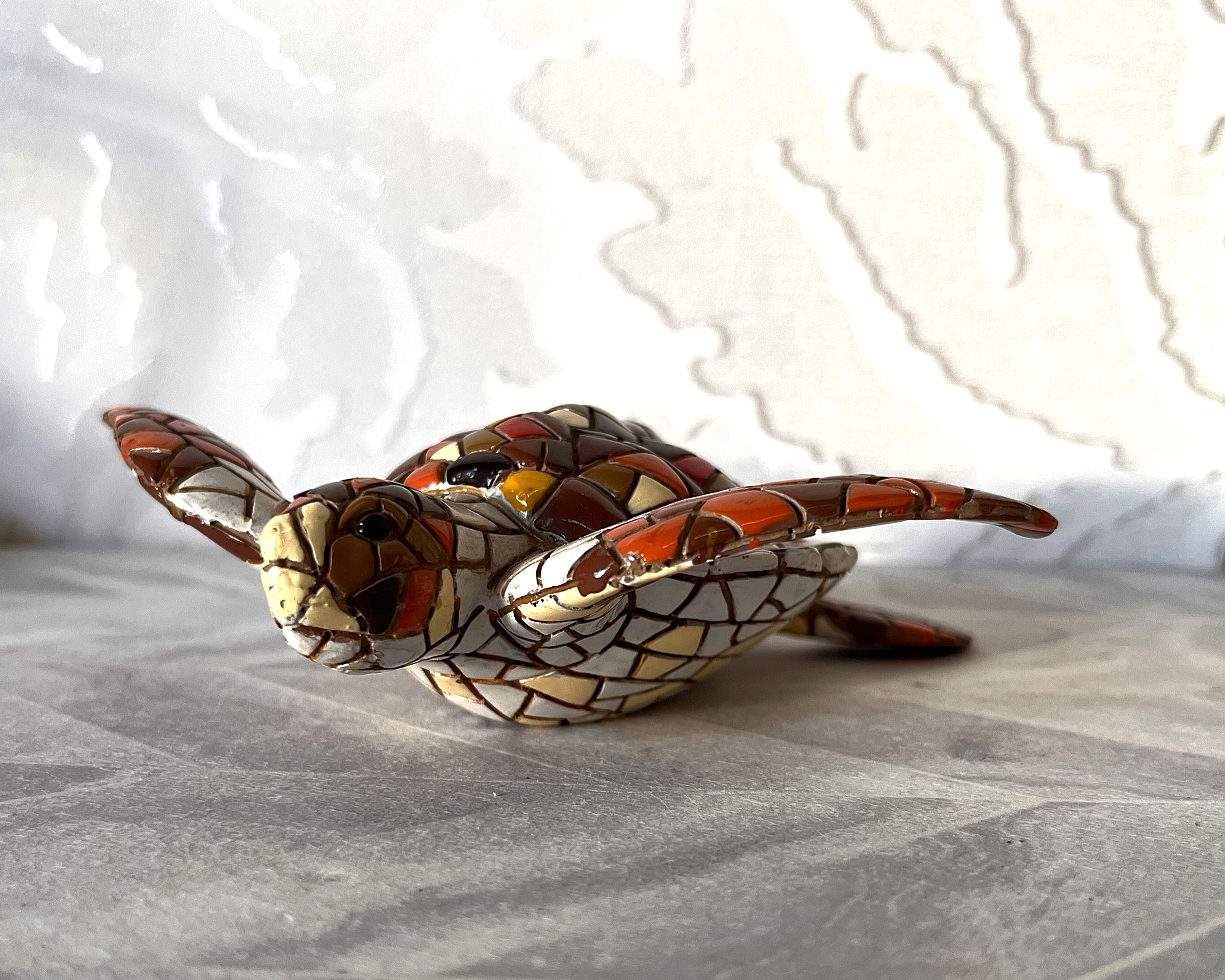 Animal Décor: Barcino Mosaic Sea Turtle