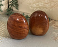 Salt & Pepper: Pebble-Style Myrtle wood Salt & Pepper Shakers