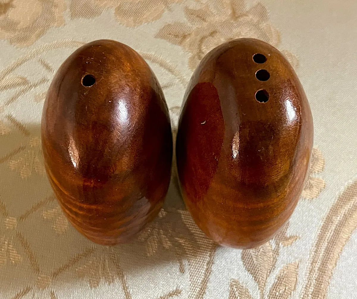 Salt & Pepper: Pebble-Style Myrtle wood Salt & Pepper Shakers