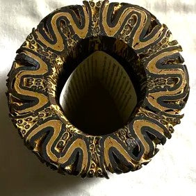 Wood Décor: Tree Fern Ornamental Vase