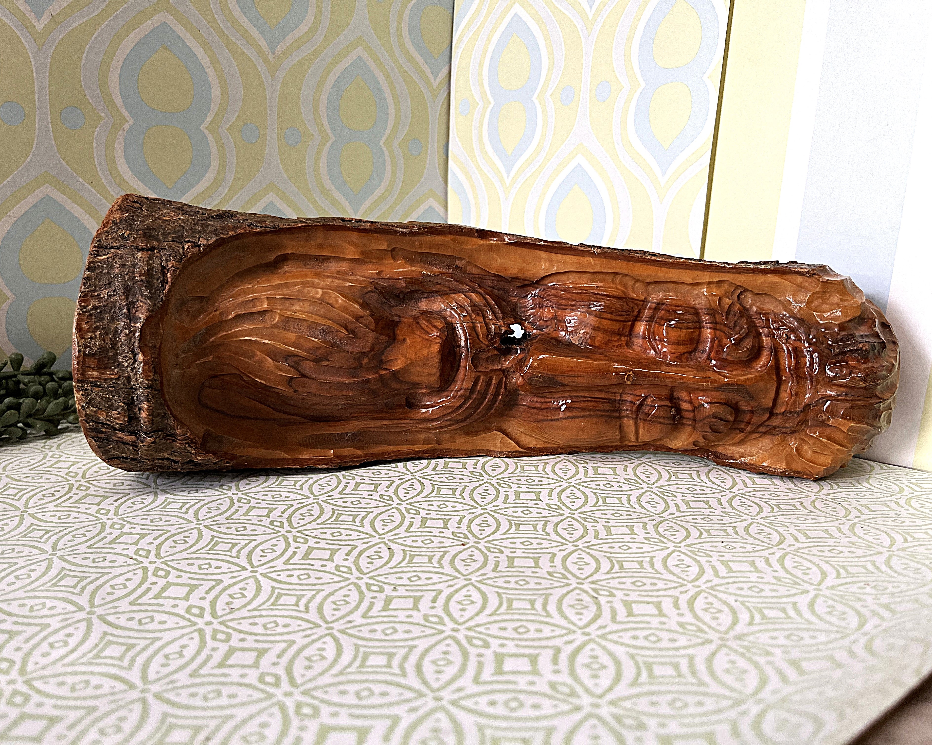 Carved Wood: Tree Spirit Wood Sculpture
