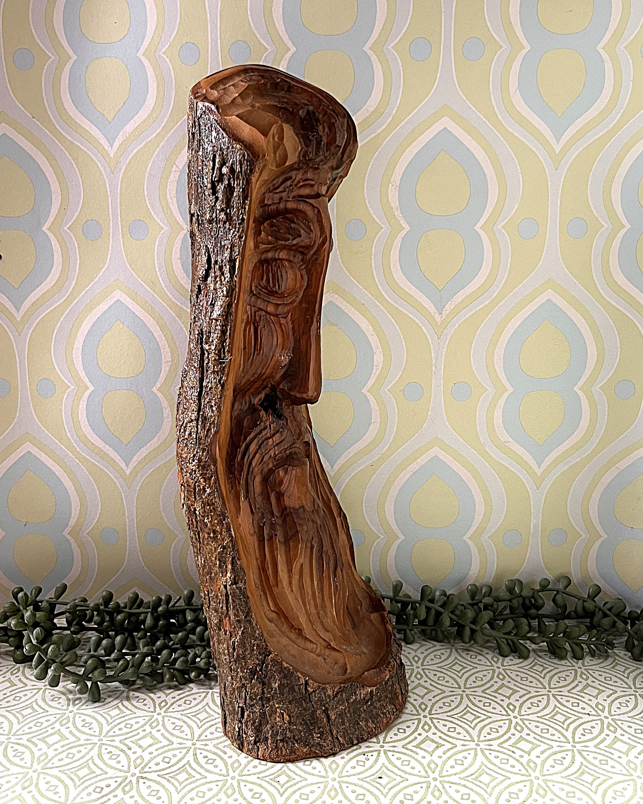 Carved Wood: Tree Spirit Wood Sculpture