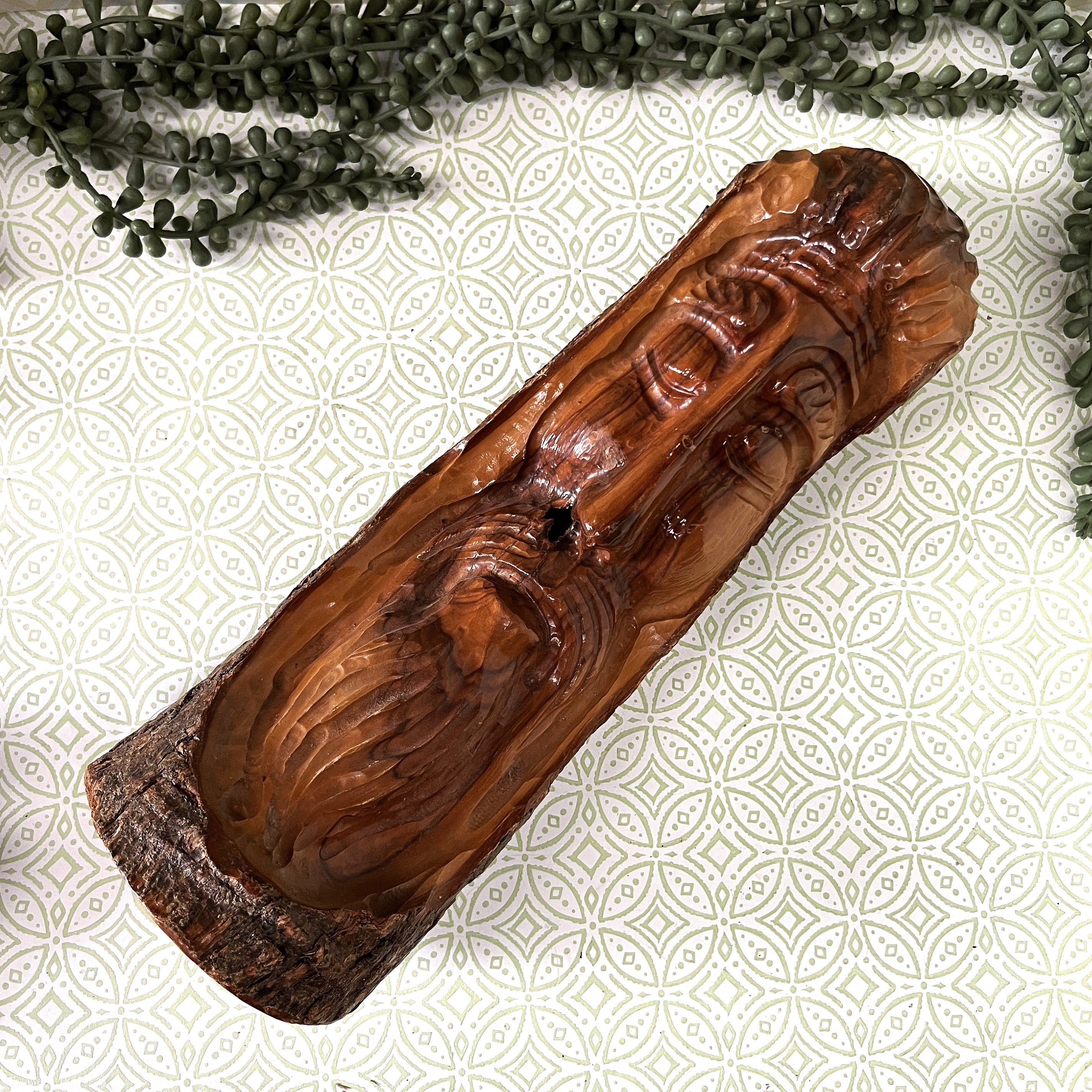 Carved Wood: Tree Spirit Wood Sculpture
