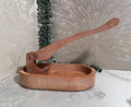 Kitchen Tools: MCM Beechwood Lever Mechanical Nutcracker