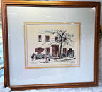 Limited Edition Prints: Philip Bawcombe Old Georgian Houses Stellenbosch, 20/1000
