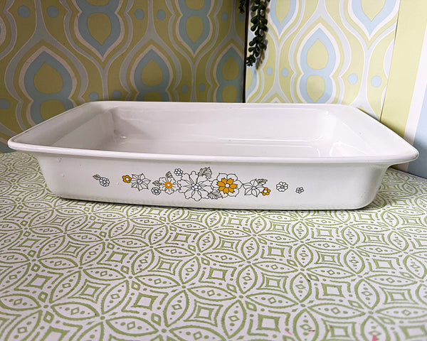 CorningWare: Floral Bouquet: P-332 Open Roaster
