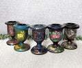 Candleholders: Kashmiri Papier-Mâché, 5
